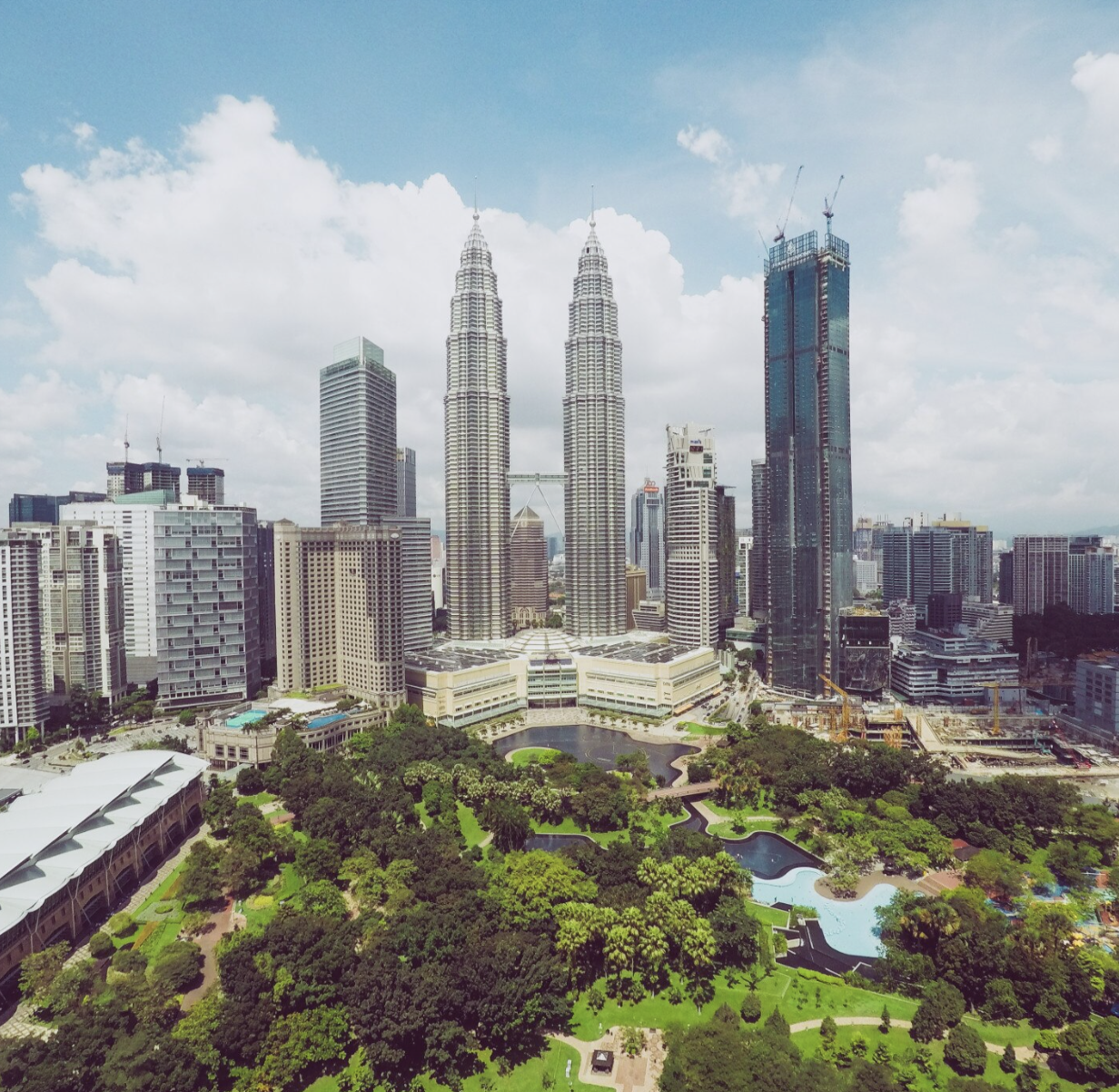 High-rise condominium with modern design